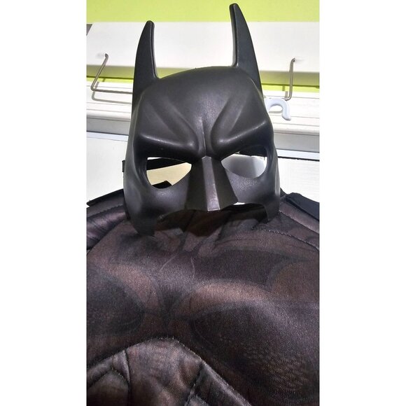 Batman Kids Muscle Costume 8-10 The Dark Knight Trilogy DC Comics Halloween Boys - Picture 2 of 8